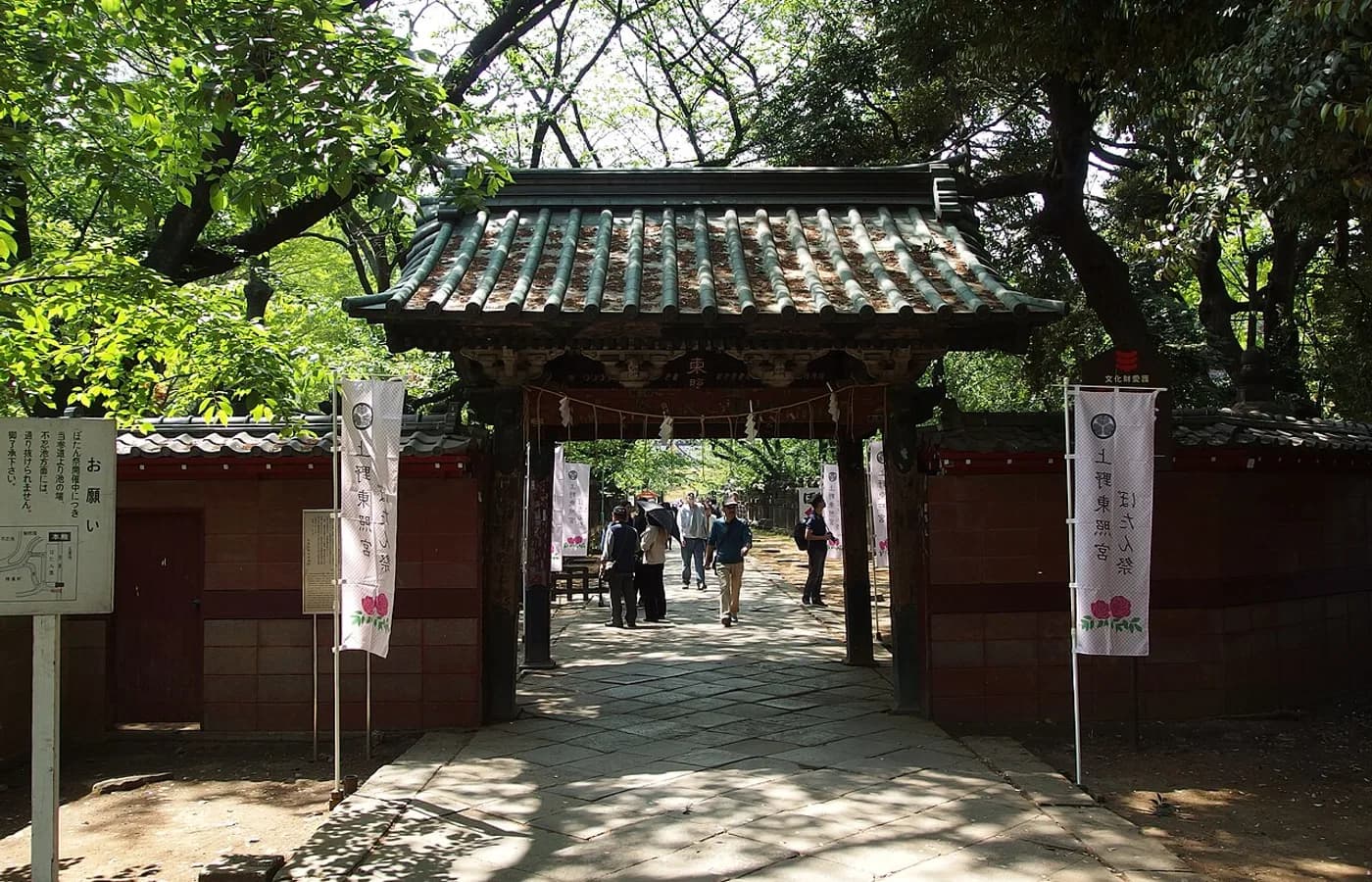 上野東照宮の入口